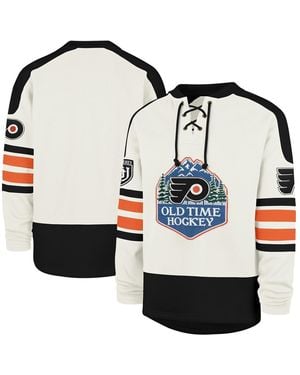 '47 Philadelphia Flyers Pond Hockey Trio Eternal Lacer Sweatshirt - Black