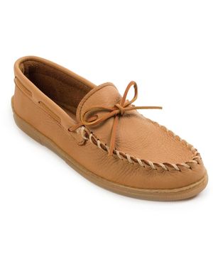 Minnetonka Moosehide Classic Loafers - Brown