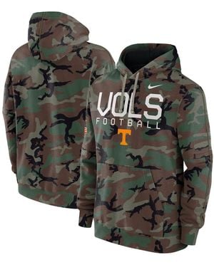 Nike Tennessee Volunteers 2024 Military Appreciation Club Fleece Pullover Hoodie - Gray
