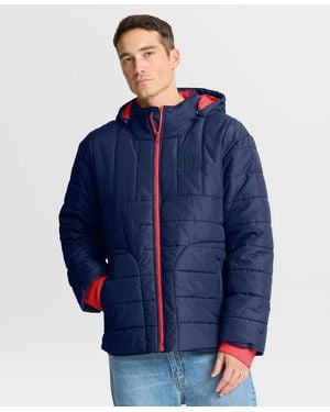Fanatics Team Usa Full-zip Hooded Jacket - Blue
