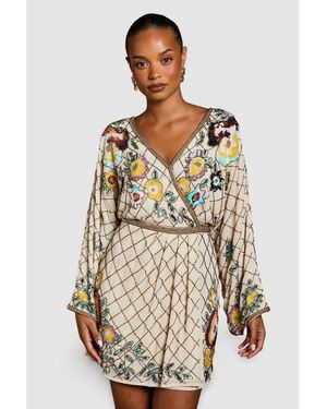Coast Embellished Mini Dress - Multicolor
