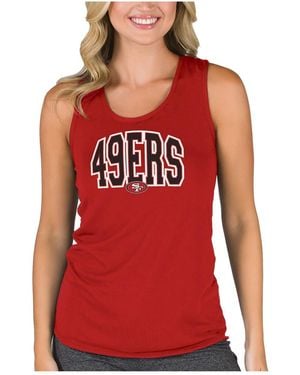 Concepts Sport San Francisco 49ers Marathon Racer Back Tank Top - Red