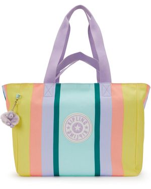 Kipling Art Medium Travel Tote Handbag - Blue