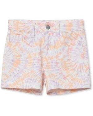 Lands' End Girls Twill 5 Pocket Shorts - Pink
