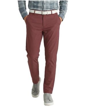 Level 7 Office-leisure Collection Stretchy Trouser - Red