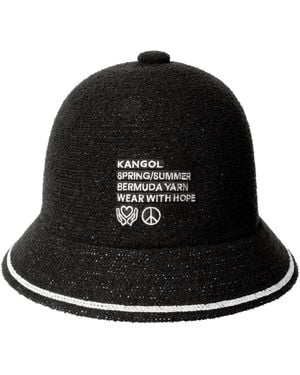 Kangol Fine Print Casual Hat - Black