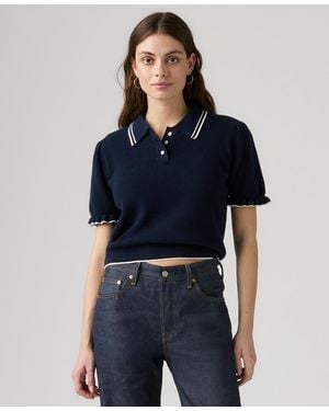 Levi's Short-sleeve Pull-on Polo Shirt - Blue