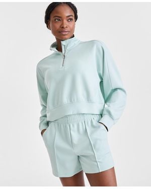 ID Ideology Relaxed Lightweight Quarter-zip Top - Blue