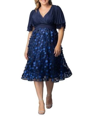 sachin and babi light blue dress Barbie™ ❤ AZAZIE 1011 Ready to Ship Dark Navy Chiffon Bridesmaid Dresses main image 0