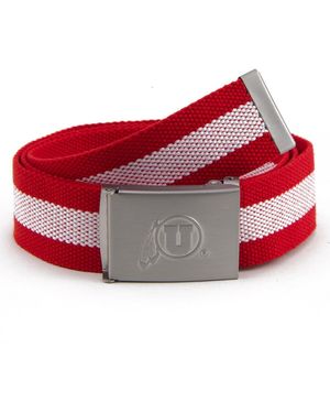 Eagles Wings Utah Utes Fabric Belt - Red