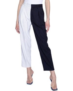 Blue Revival Happy Hour Mix Fabric Pants - Blue