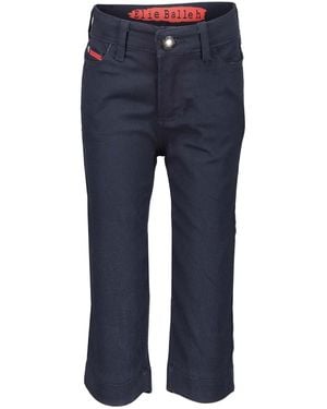 Elie Balleh Big Boys Slim Fit 5 Pocket Twill Pants - Blue