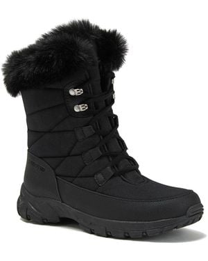Lands' End Expedition Trail Waterproof Lace Up Snow Boots - Black