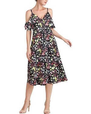 Kimi + Kai Kimi + Kai Maternity Esme Nursing Button Front Dress - Black
