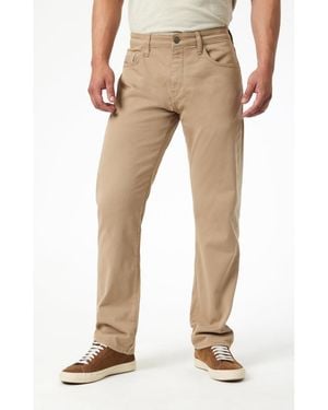 Mavi Mavi Matt Relaxed Straight Leg In Casual Twill - Natural