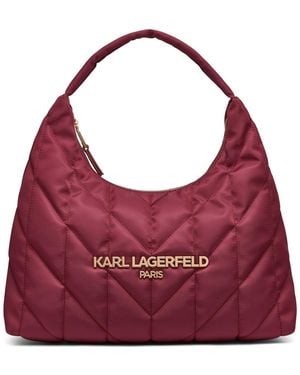 Karl Lagerfeld Voyage Hobo - Red