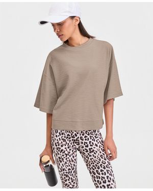 ID Ideology Rub Slub Short-sleeve Top - Multicolor