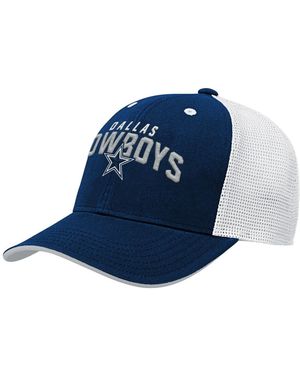 Outerstuff Preschool Dallas Cowboys Core Lockup Trucker Adjustable Hat - Blue