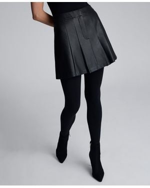 Kenneth Cole Pleated Mini Skirt - Black