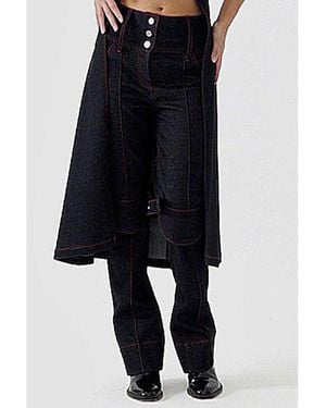 Jendue Davidson Staight Leg Pants - Blue