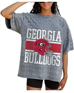 Gameday Couture Georgia Bulldogs On The Ball Oversized T-shirt - Red