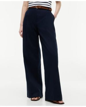 Tommy Hilfiger Cotton Wide-leg Chino Pants - Blue