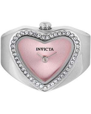 INVICTA WATCH 49571 Mini Ring Watch Quartz Vc00 Brass Dial Watch - White