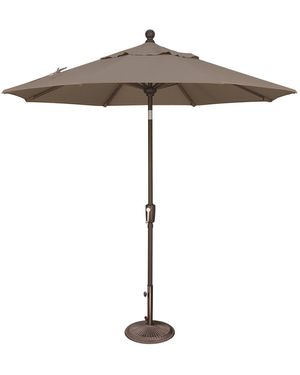 Mondawe 7.5ft Solefin Octagon Patio Umbrella - Gray