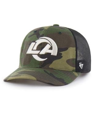 '47 Los Angeles Rams Adjustable Mesh Trucker Hat - Green