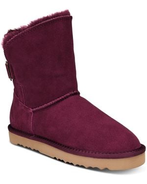 Style & Co. Teenyy Cold-weather Booties - Purple