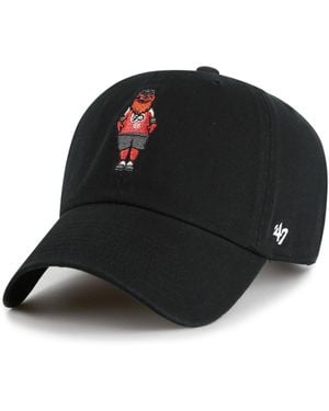 '47 Philadelphia Flyers Gritty Alternate Logo Clean Up Adjustable Hat - Black