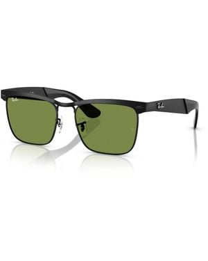 Ray-Ban Wayfarer Deluxe Square Sunglasses - Green