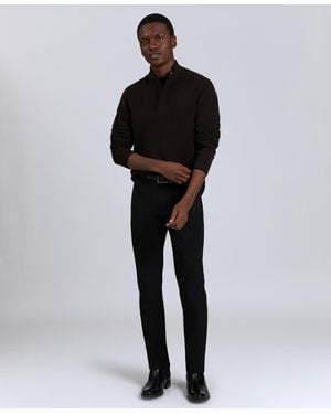 Kenneth Cole Quarter Zip Sweater - Black