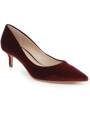 Badgley Mischka Enola Velvet Pumps - Brown