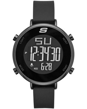 Skechers Magnolia 40mm Digital Chronograph Watch - Black