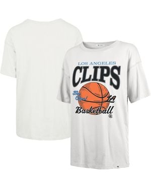'47 La Clippers City Edition Down Court Sadie T-shirt - White
