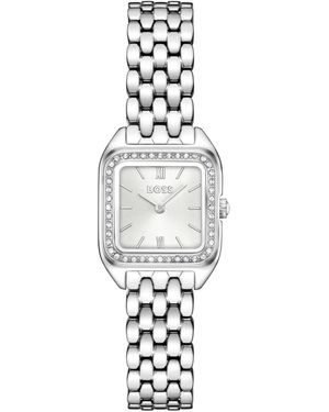 BOSS Mae Petite Quartz Stainless Steel Watch 22mm - White
