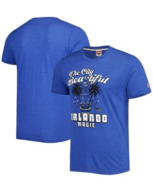 Homage And Orlando Magic Hometown Hyper Local Tri-blend T-shirt - Blue