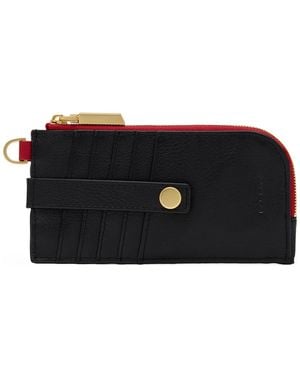 Hammitt East West Antique Gold-tone Wallet - Black
