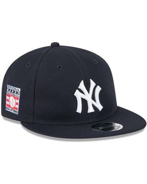 KTZ New York Yankees Baseball Hall Of Fame Retro Crown 9fifty Adjustable Hat - Blue
