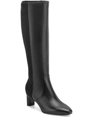 Rockport Mabel Leather Dress Boots - Black