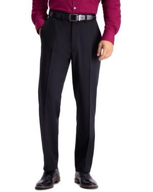 Haggar Travel Performance Suit Separates Flex Waistband Pants - Blue