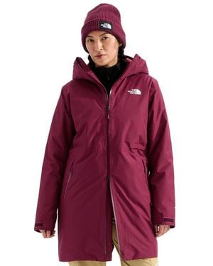 The North Face Hikesteller Insulated Parka Jacket - Red