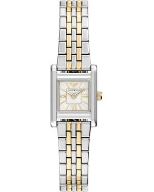 Emporio Armani Quartz Two-hand Stainless Steel Watch - Metallic