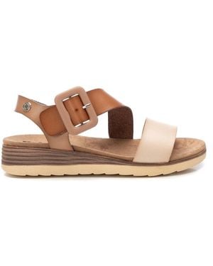 Xti Small Wedge Sandals Refresh By - Brown