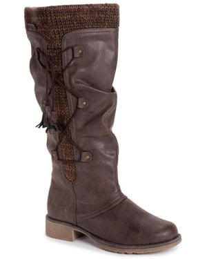 Muk Luks Bianca Beverly Boots - Black