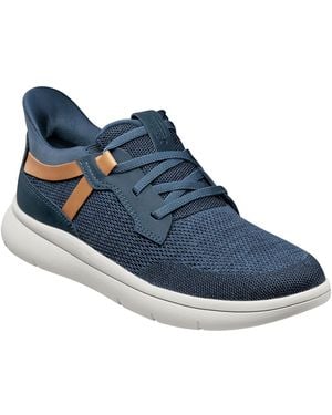 Florsheim Fleet Knit Elastic Lace Slip-on Sneakers - Blue