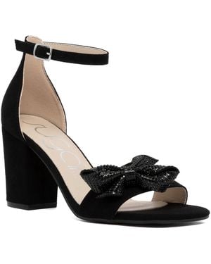 Sugar Macayla Bow Detail Dress Sandal - Black