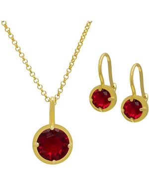 Macy's 2-piece Lab-grown (4-1/4 Ct. T.w. - Red