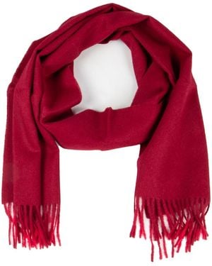 Simply Natural Solid Alpaca Scarf - Red